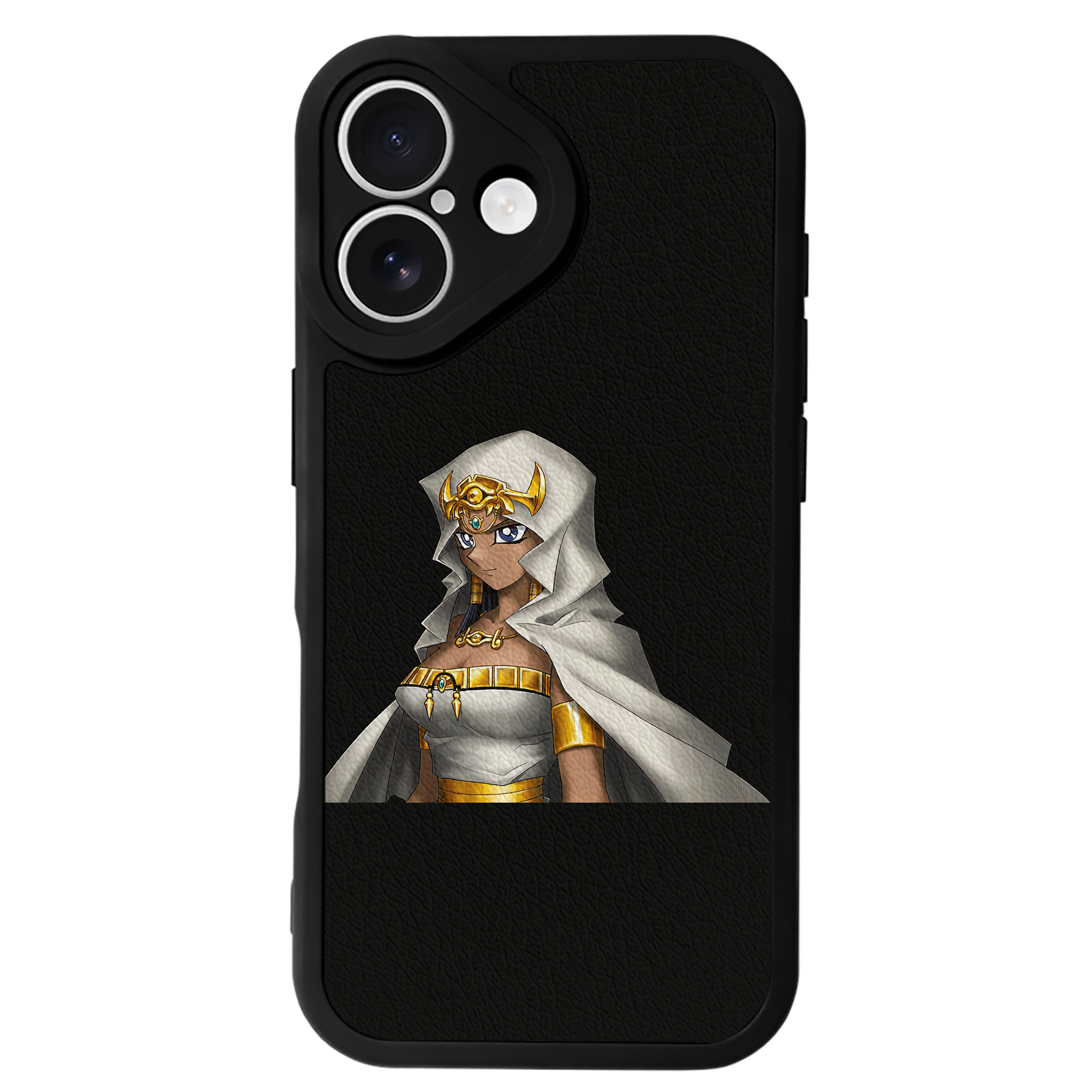 （画像用） 遊☆戯☆王 Yu-Gi-Oh! 【iPhone 16シリーズ対応】シリコンスマホケース（レザー調） 材質：シリコン